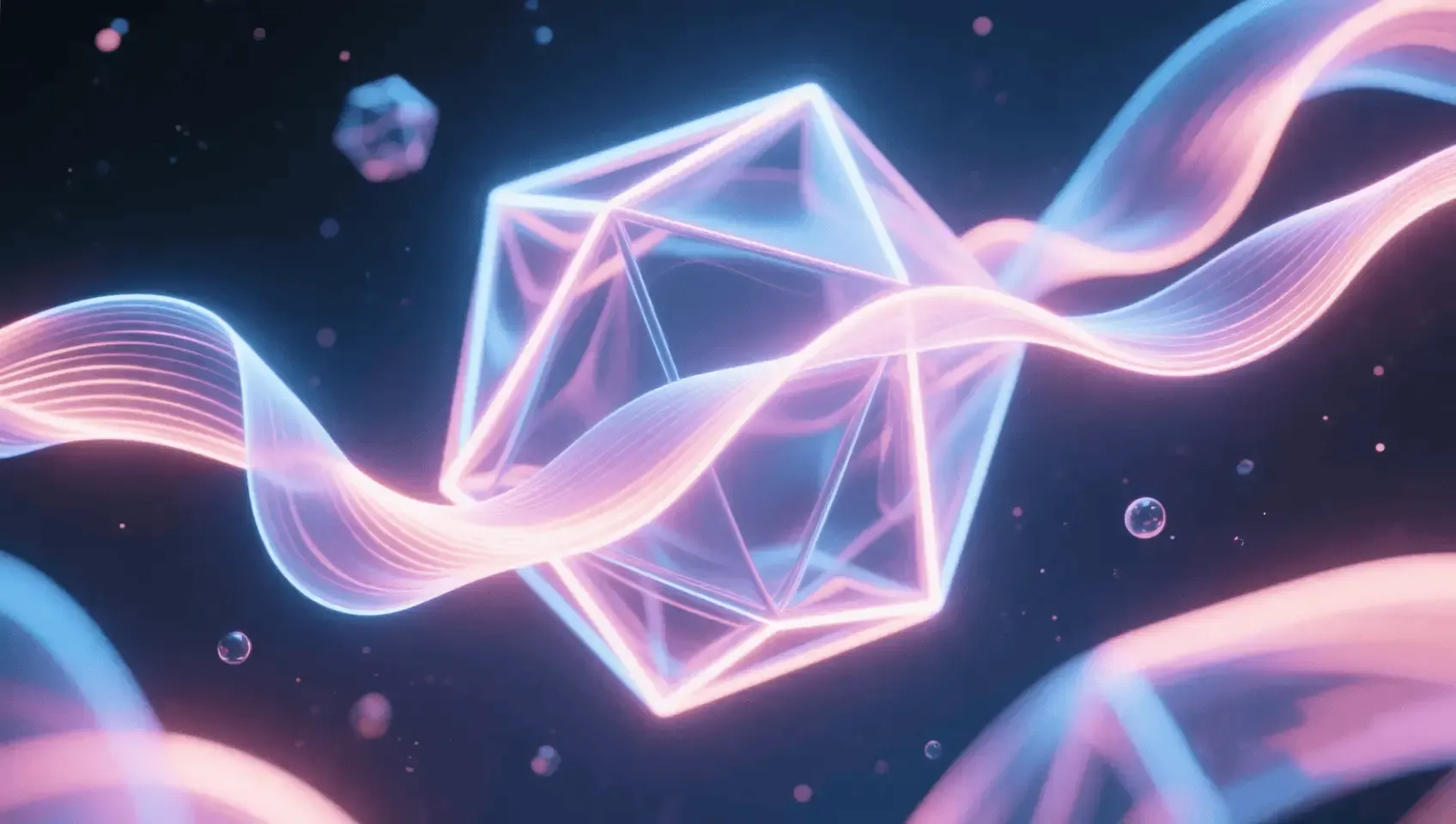 Data collection visualization showing network connections